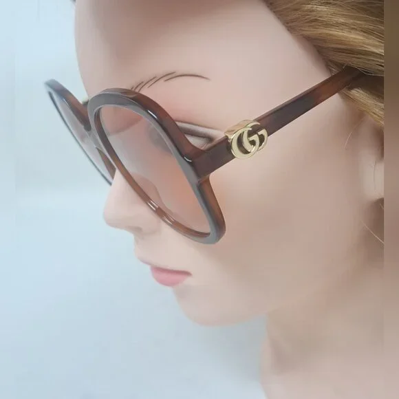 NWT Gucci Women\'s Sunglasses Havana Pink Butterfly GG 1178S 004 56-20-145 Gucci GG1178S 005 Sunglasses Women main image 4